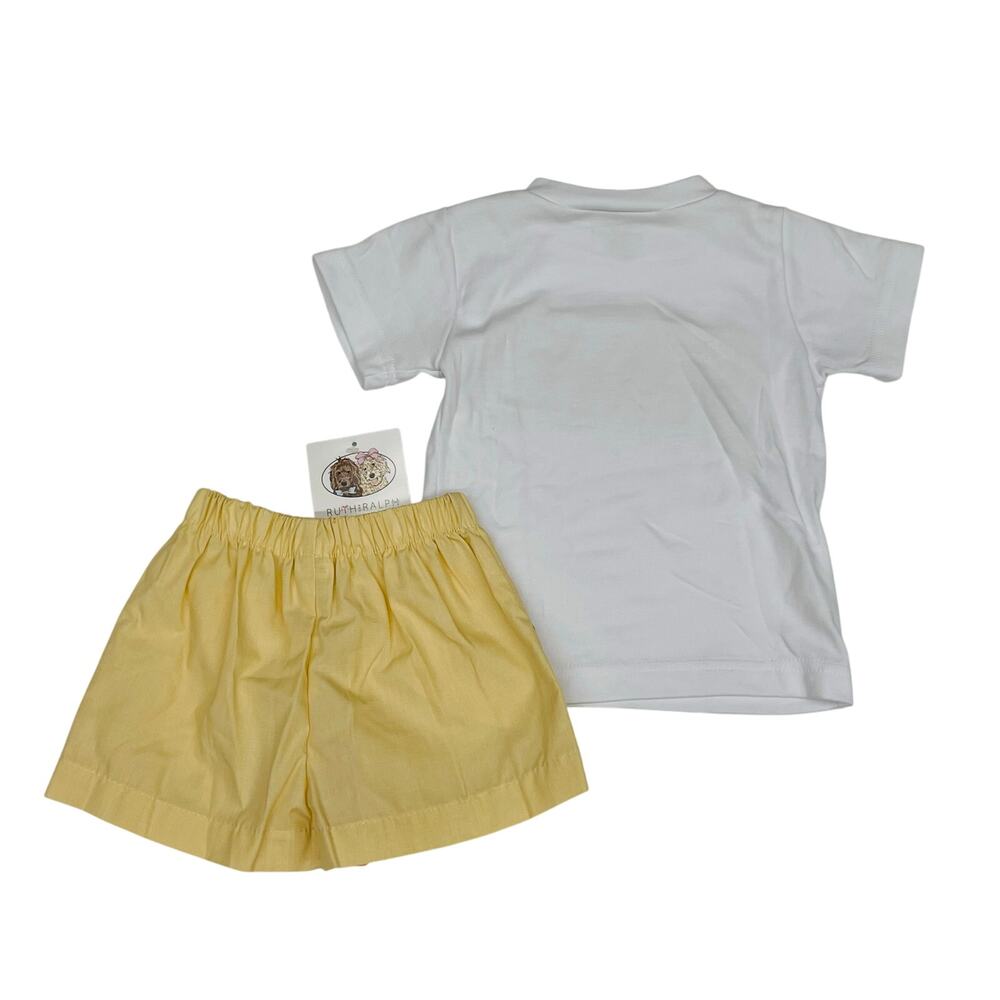 NWT Ruth & Ralph Size 5 LSU Smocked Short Set - Picture 2 of 5